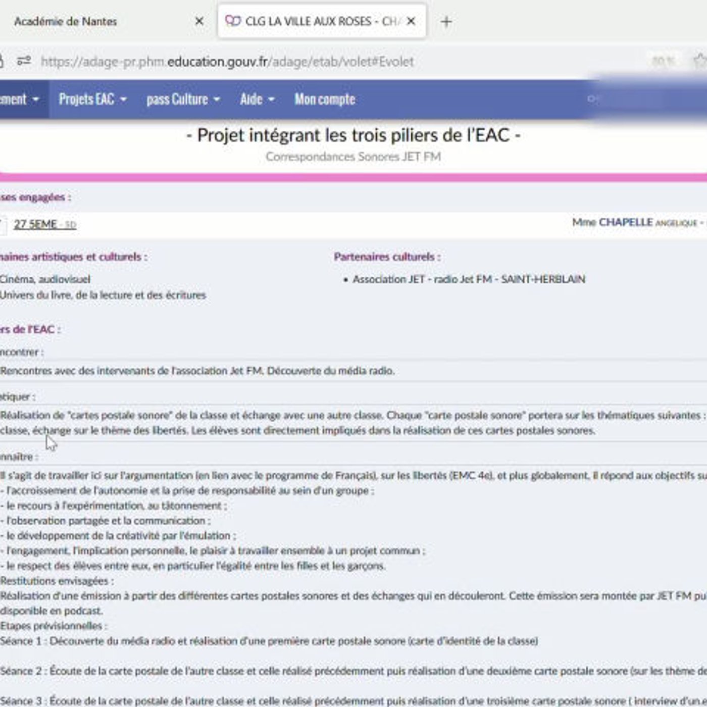Comment renseigner le bilan dun projet sur ADAGE episode artwork
