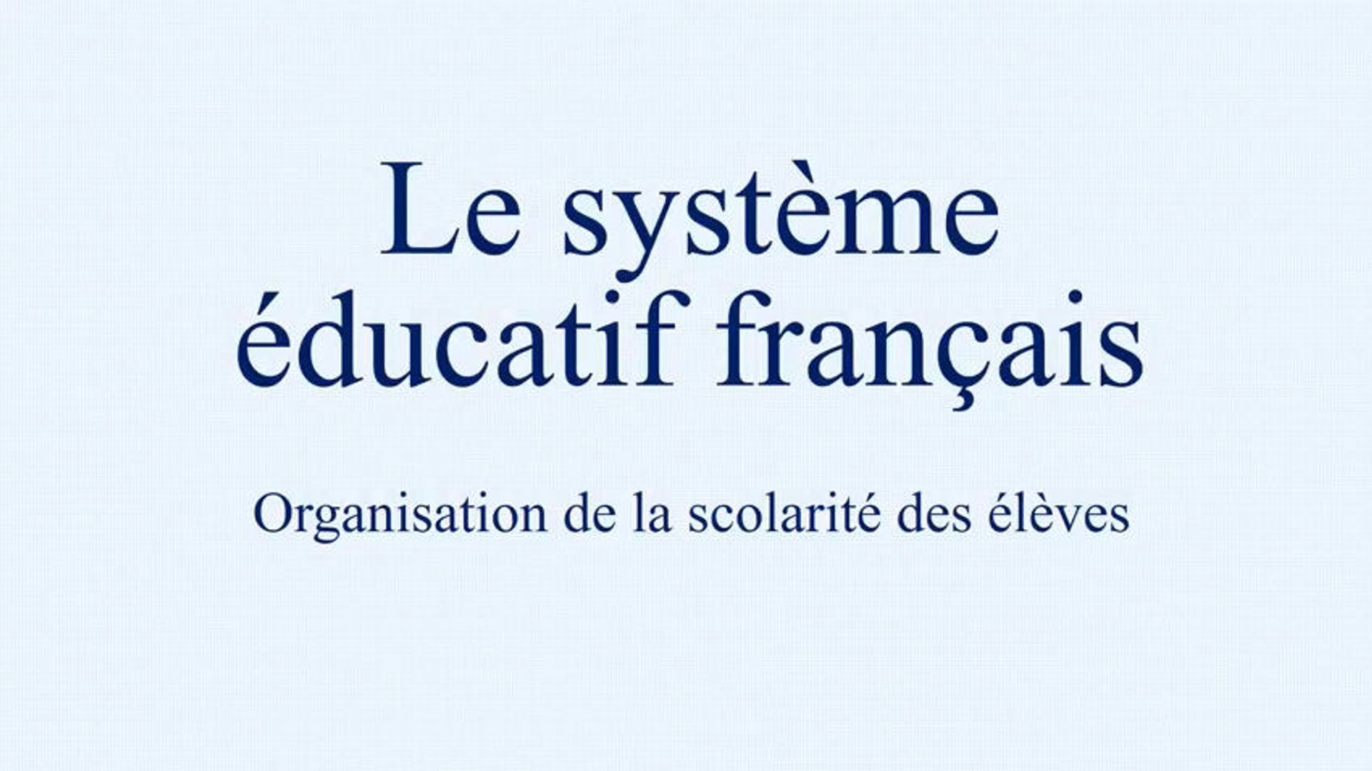 présentation système éducatif_organisation administrative - Action ...