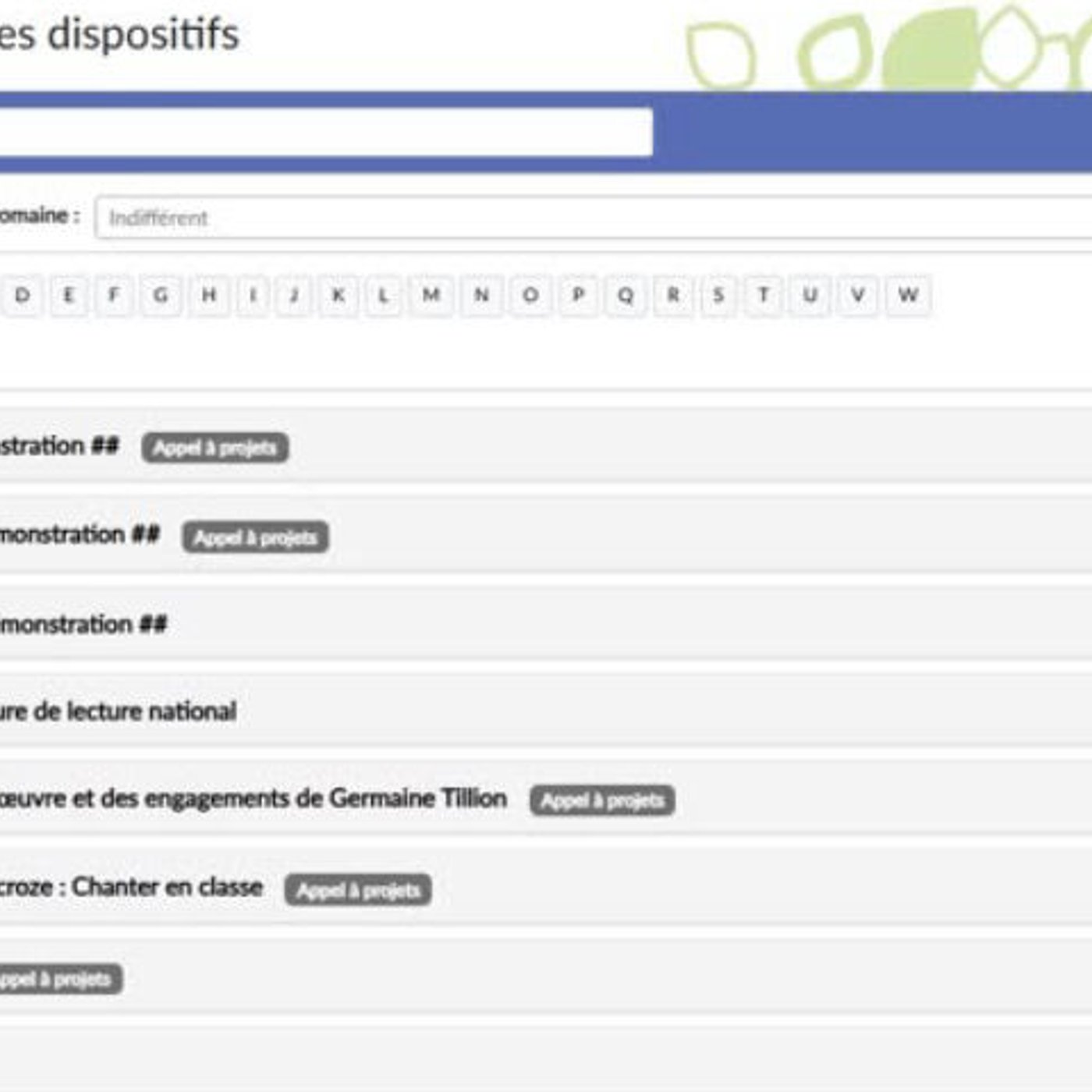 Le catalogue des dispositifs episode artwork